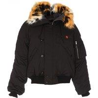 Kenzo Men's Plain Black Bomber Jacket | Size: Medium