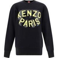 Kenzo Men's Paris Large Logo Black Sweatshirt | Size: XL