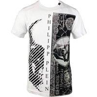 Philipp Plein Men's Short Sleeve T-shirt in White | Size: Small