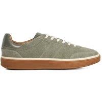 Dune London Men's 'Tony' Suede Trainers in Green | Size: 10