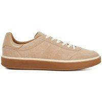 Dune London Men's Wide Fit 'Tony' Suede in Natural | Size: 9