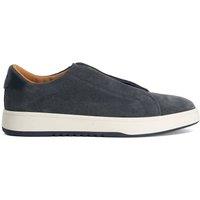 Dune London Men's 'Troys' Suede Trainers in Blue | Size: 8