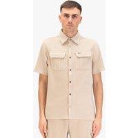 Luke 1977 Men's Lye Cord Shirt in Stone | Size: Large