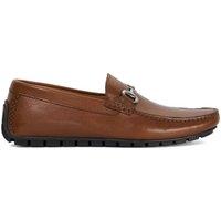Dune London Men's 'Brackon' Leather Slip-On Shoes in Brown | Size: 10