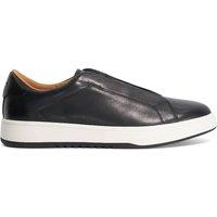 Dune London Men's 'Troys' Leather Trainers in Black | Size: 12