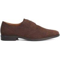 Dune London Men's 'Burtford' Suede Derbies in Brown | Size: 8