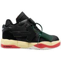 Off-White Men's Low Top Puzzle Couture Black Sneakers | Size: 5