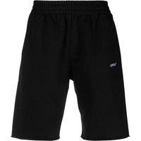 Off-White Men's Scribble Design Black Sweat Shorts | Size: Medium