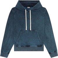Diesel Men's Faded Dark Grey Hoodie | Size: Large