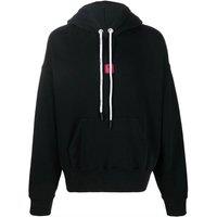 Palm Angels Men's Bold Angels PXP Logo Black Hoodie | Size: Small