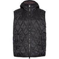 Diesel Men's Brand Logo Black Quilted Gilet Jacket | Size: Medium