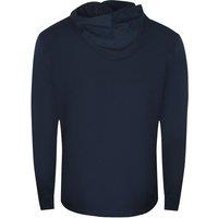 Diesel Men's Only The Brave Logo Navy Blue Hooded T-Shirt | Size: Small