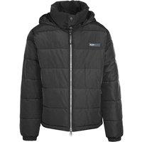 Plein Sport Men's Bold Back Logo Padded Black Jacket | Size: Medium