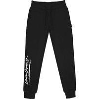 Plein Sport Men's Large Signature Logo Black Sweatpants | Size: XL