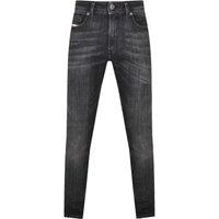 Diesel Men's 1979 Sleenker Black Faded Denim Jeans | Size: 32L