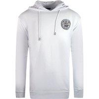 Cavalli Class Men's Large Circle Design White Hoodie