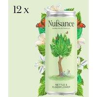 Nuisance Nettle & Elderflower Drinks (12 pack) in Light Green | Size: 12 Pack