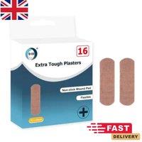 DECORE4U LTD 16Pc Extra Tough Plasters Strong Adhesive Waterproof First Aid Bandage in Tan