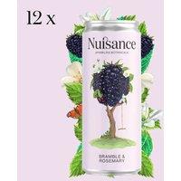 Nuisance Bramble & Rosemary Drinks (12 Pack) in Purple | Size: 12 Pack