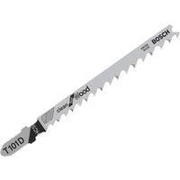 Bosch T 101 D Clean For Wood Jigsaw Blade 100mm Pack Of 5 in Silver
