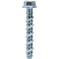 JCP CONSTRUCTION PRODUCTS Ankerbolts Hexagon Flange Head BZP 5/6 x 100mm - Box of 100 in Silver