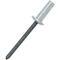 JRP Riveting Products Dome Head Rivets 4.0 x 8mm - Box of 750 in Silver