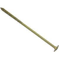 Forgefix Wafer Head Torx Compatible Construction T40 Screws Tan 8X140Mm Tub in Gold