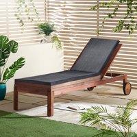 Luxury Living Summer Lounge Seat Pad in Mid Grey | Size: 1 Pack