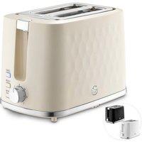 Swan Hexton 2 Slice Toaster in Cream