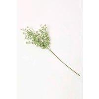 Homescapes Artificial Branch with Small White Flowers, 66 cm in Green