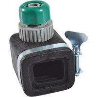 BARGAINS-GALORE Large Square Mixer Tap Connector Kitchen Garden Hose Pipe Fitting Home in Black