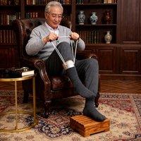 Gr8 Home Easy Sock Aid Helper for Seniors Mobility Aid in White