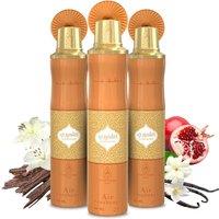 French Arabian Perfume Kashmiri Air Freshener 300ml room spray 3 Pack in Orange