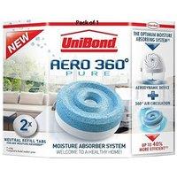 UniBond Aero 360 Moisture Absorber Neutral Refills Pack Of 4 in White
