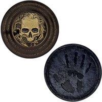 Elder Scrolls IV: Oblivion Dark Brotherhood Medallion & Art Card in Metallics