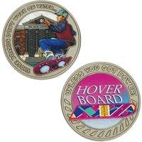 Back To The Future Limited Edition Hoverboard Metal Collectible Coin in Metallics