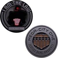2000 AD Judge Dredd Mega-City One Limited Edition Coin in Metallics