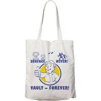Fallout Tote Bag - Official Merchandise with Vault-Tec Logo in Beige