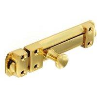 Securit Brass Door Bolt in Gold
