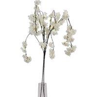 Hill Interiors Cherry Blossom Artificial Flower in White