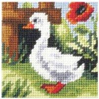 Orchidea EMB KIT BABY GOOSE - Needlepoint Kit: My First Embroidery: Baby Goose
