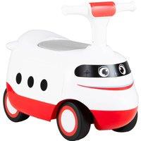 Costway Ride on Push Car Toddlers Sit to Stand Car with Under Seat Storage in White