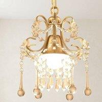 NIVOR 1 - Light Dimmable Crystal Empire Chandelier in Gold
