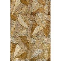 THE RUGS Villeroy & Boch 1767 Rug - Indoor Outdoor Flat Weave Floral in Yellow | Size: 160 cm x 235 cm