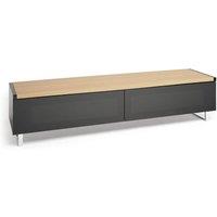 AVF Panorama 1.6m TV Stand with Reversible Top, for TVs up to 80 in Natural