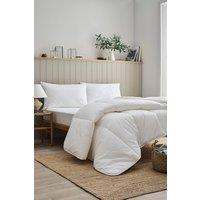 CHRISTY Classic Filled Non-Feather Summer 4.5 Tog Duvet in White | Size: King