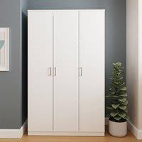 GFW Bailey 3 Door Wardrobe in White