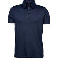 TEE JAYS Men's Pima Cotton Polo Shirt in Navy | Size: XL