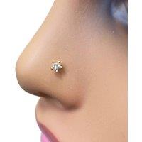 Raina Jewels Women's 22ct Gold Star Tiny Nose Stud/Pin 3.8mm Width