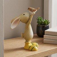 Garden Greatness Spring Rabbit Holding Bird Ornament | Size: 1 Pack